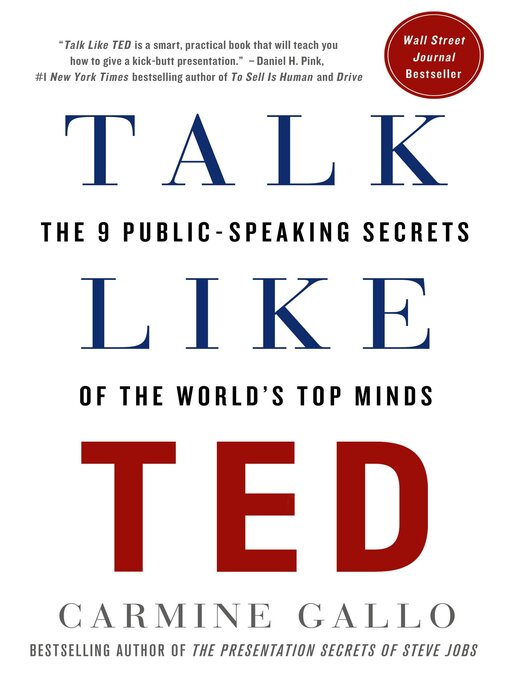 Title details for Talk Like TED by Carmine Gallo - Wait list